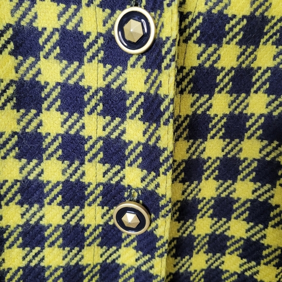 Basler Wool Longline Blazer Classic Preppy Houndstooth Statement Jacket - Picture 3 of 10